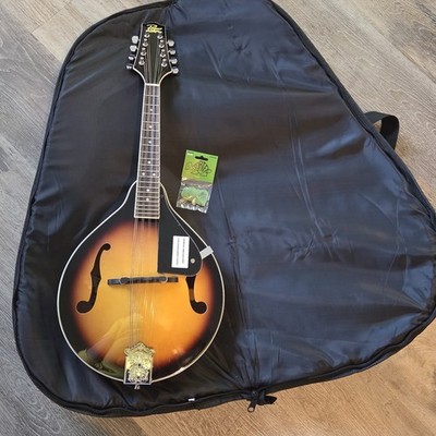 Rogue RM-100A A-Style 8-String Mandolin Sunburst Spruce/Maple New w/ Gig Bag 