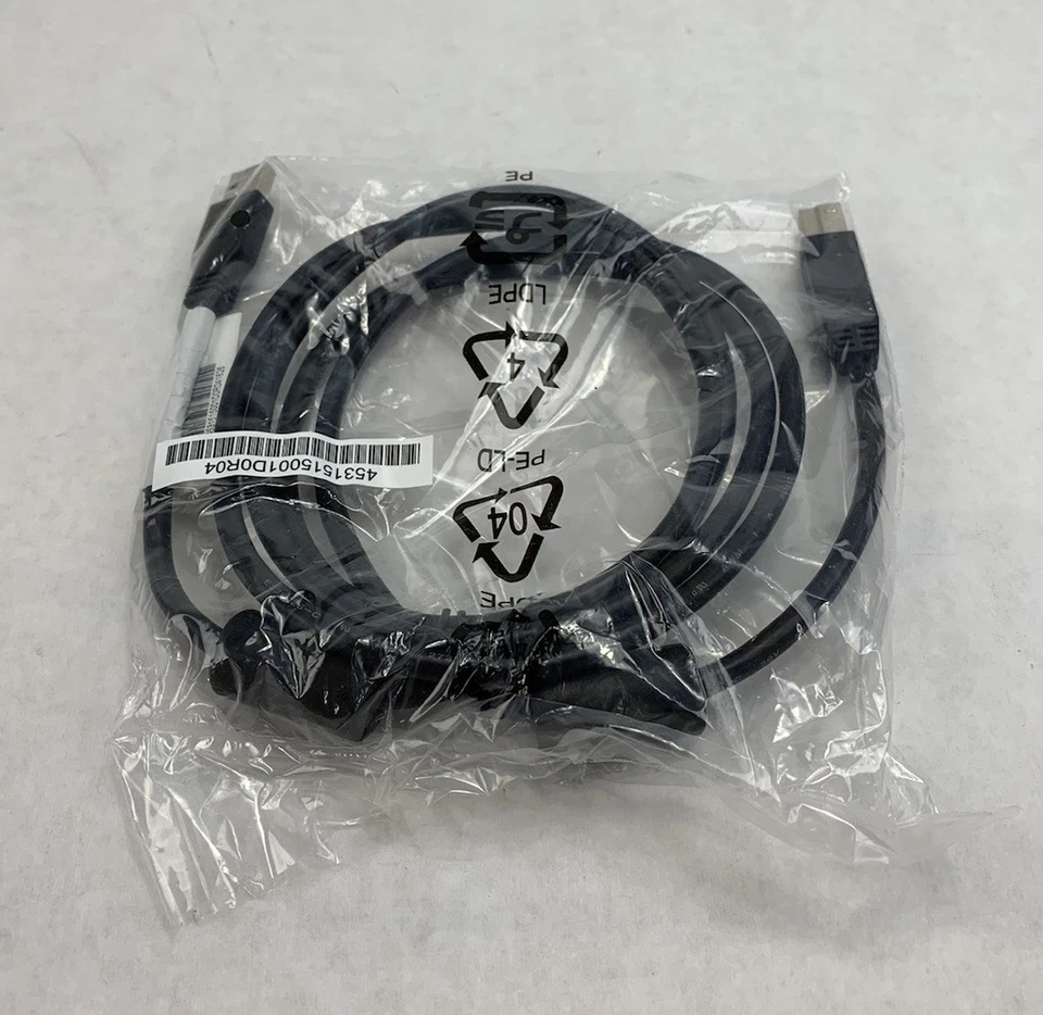 HP 917468 SS USB 3.0 Cable A-Male to B-Male 6ft Black (Lot of 10) - Image 4 of 4