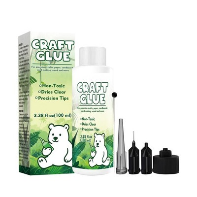 Craft Glue Bottle with Fine Tip, Craft Glue Quick Dry Clear for... Fast USA SHIP