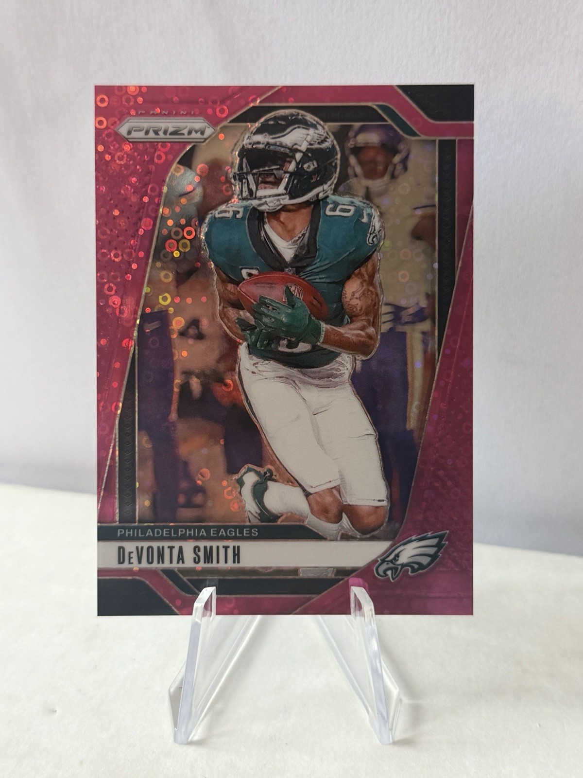 2024 Panini Prizm #234 Devonta Smith - Fast Break Pink Disco 🔥 /25 🔥 Eagles