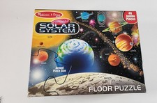 EXTRA LARGE STURDY SOLAR SYSTEM FLOOR PUZZLE 2 X 3 FEET 48 PIECES DAYCARE SCHOOL