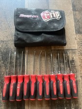 Snap-on Usa Red Mini Pick Screwdriver Torx Set In Pak562420 Kit Bag 11 Pieces Snap-on Usa Red Mini Pick Screwdriver Torx Set In Pak562420 Kit Bag 11 Pieces