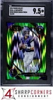 2024 PANINI SELECT NEON GREEN SHOCK PRIZM #246 JJ MCCARTHY RC /499 POP 1 SGC 9.5