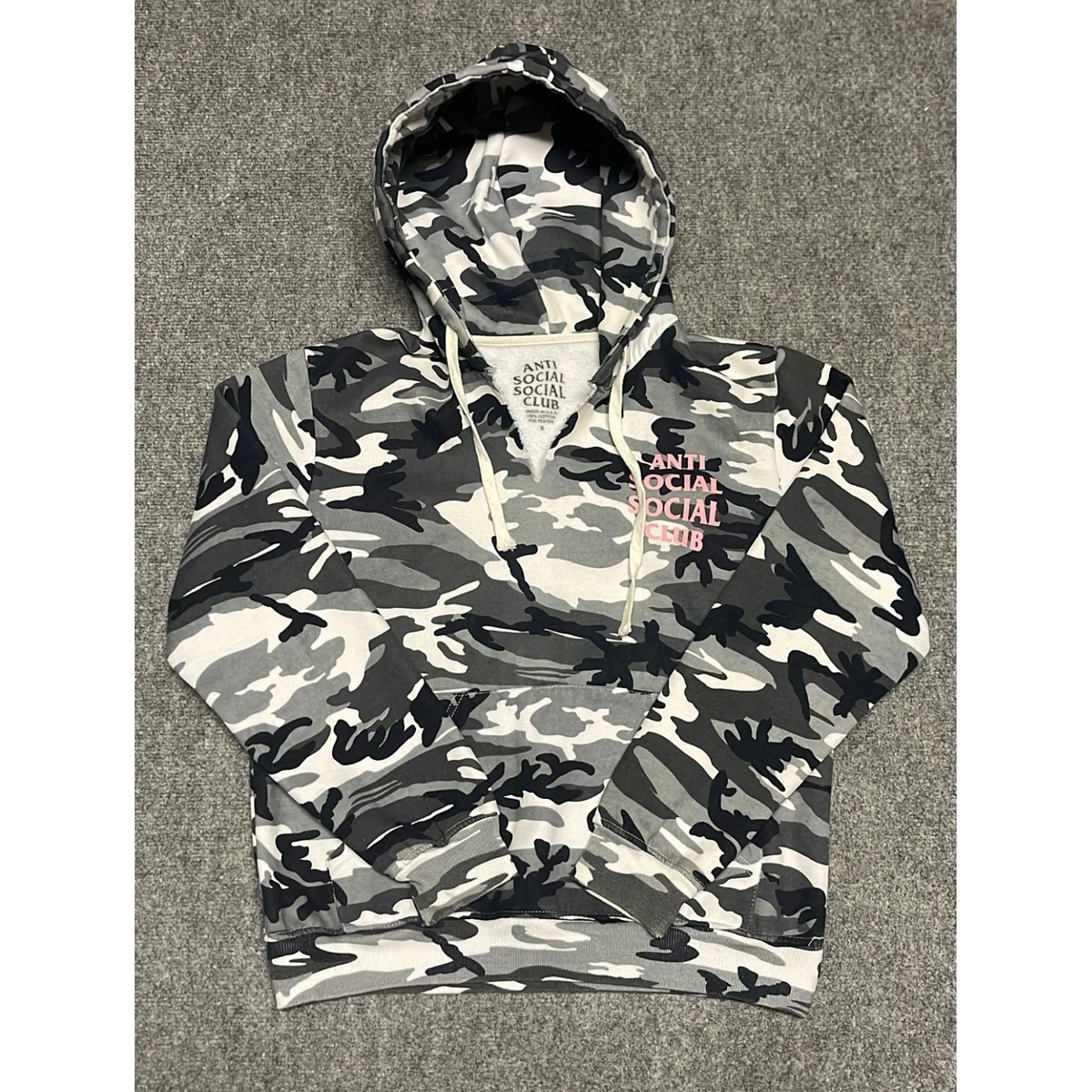 Anti Social Social Club Gray Regular Size Clothing for Men for