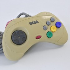 Sega Saturn White Official Controller HSS-0101 Control Pad Working Tested 2609