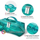 Byootique Portable Makeup Bag Water-resistant Organizer Travel Daily Use, Green — photo 4