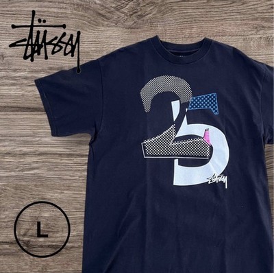 本日限定【希少】25周年記念OLD Stussy グラフィックプリント L 00s OLD STUSSY/25th Anniversary Astronaut Tee/2005年/L/25周年記念T トップス