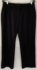 Apt. 9 10P Dress Pants Black Zip Front Faux Pockets Back Pockets Belt Loops