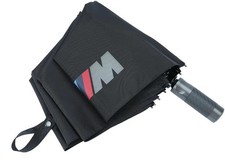 Genuine BMW M Motorsport Carbon Handle Pocket Retractable Umbrella UPF 50