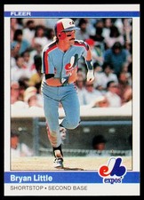 1984 Fleer #279 Bryan Little - EX