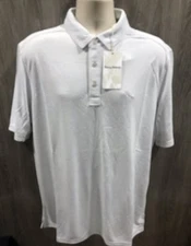 Tommy Bahama Big & Tall Short Sleeve Paradiso Cove Polo Men’s Size LT Zine Grey