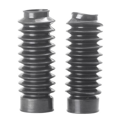 Gabel Faltenbalg Set 49mm für Harley Dyna Fat Bob Super Glide Low Rider FXDB