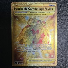 Carte Pokémon Poncho de Camouflage Feuillu 214/195 Tempête Argentée FR
