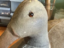 J C Higgins Life-Like Duck Decoy Mallard Hen w/Glass Eyes