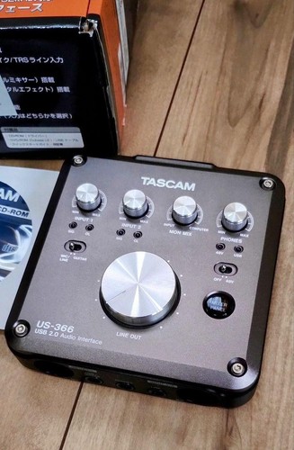 TASCAM US-366 4-In/6-Out or 6-In/4-Out USB Audio Interface - Picture 2 of 5