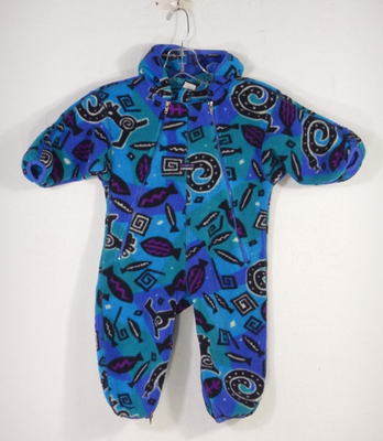 PATAGONIA Infant Baby Synchilla Fleece Hi-Plush BUNTING Suit Size