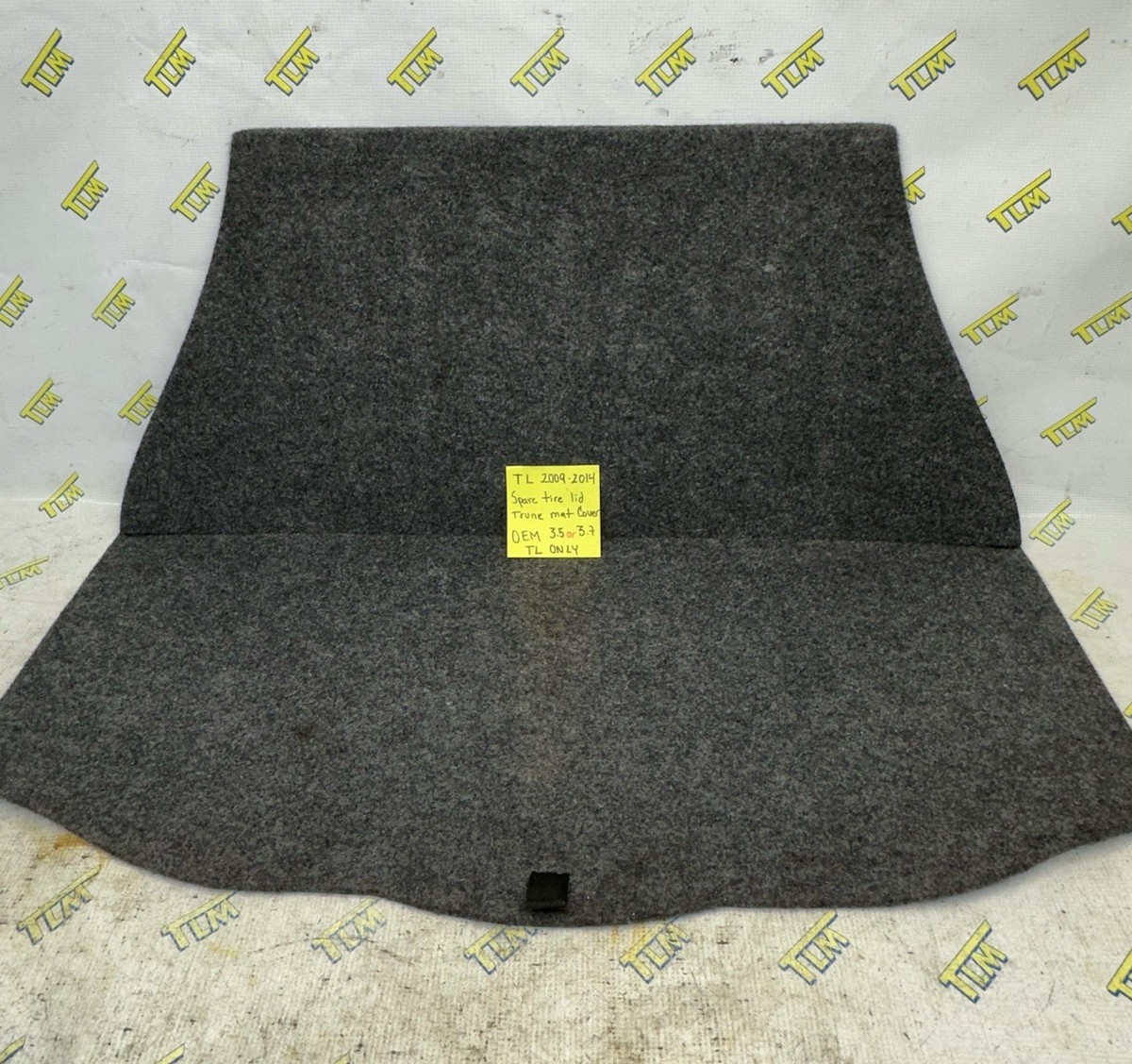 09-14 Acura TL Trunk Mat Spare Tire Cover Liner Carpet 2010 2011