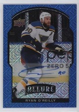 2020-21 Upper Deck Allure Blue Line Auto 27/35 Ryan O'Reilly #37 Auto s5j
