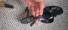 Stuart Weitzman Size 9 Leather Strap buckled slingback two toned heel — photo 10