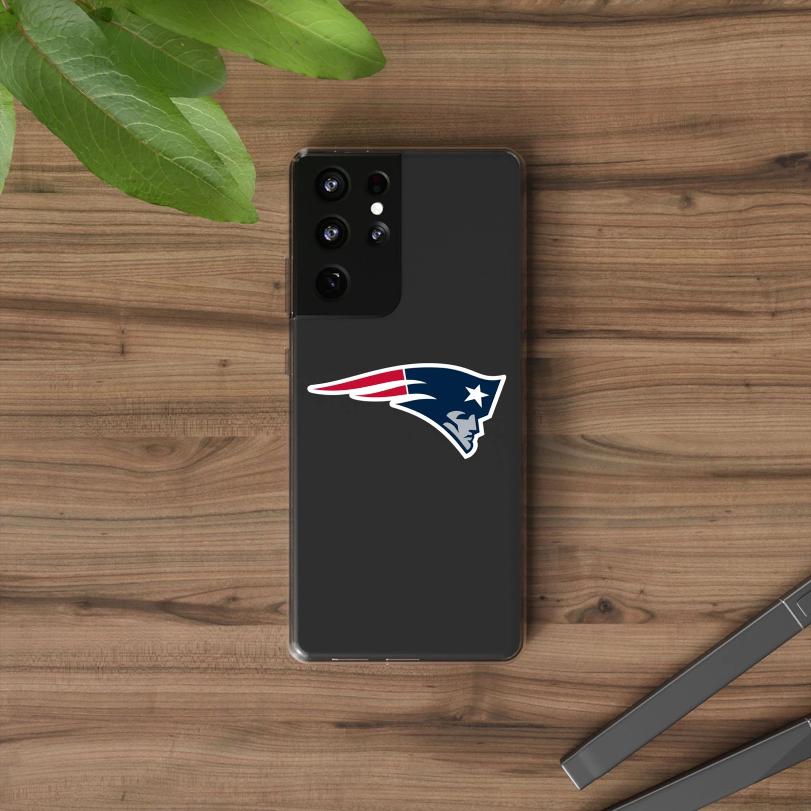 New England Patriots Clear Phone Case for iPhone