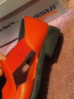Vtg Aerosoles Texas Women's 7.5B 4 Give Red Leather Slide Sandals Comfort Boxed — photo 7