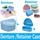 Dental Denture Box case carrier - 3' Deep or Retainer Box - 1' Deep, Upto 100/PK