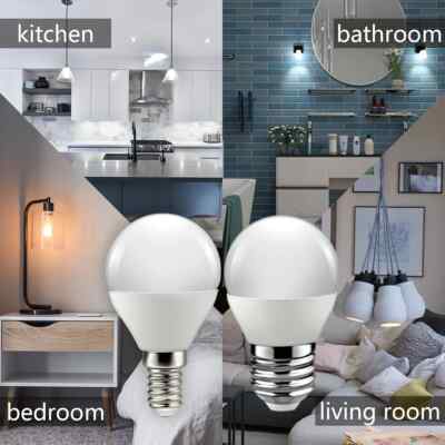 1-10PCS Led Golf Bulb G45 3W 5W 6W 7W E14 E27 220V 3000K 4000K 6000k Lamp Light 
