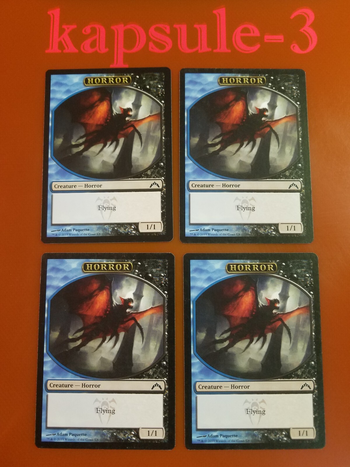 4x Horror | TOKEN 5/8 | Gatecrash | MTG Magic Cards