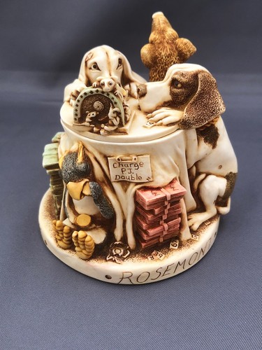 SIGNIERT Harmony Kingdom 1999 Special Edition "SWAP 'n SELL" (Dogs) TJICE9 NEU! - Bild 4 von 11