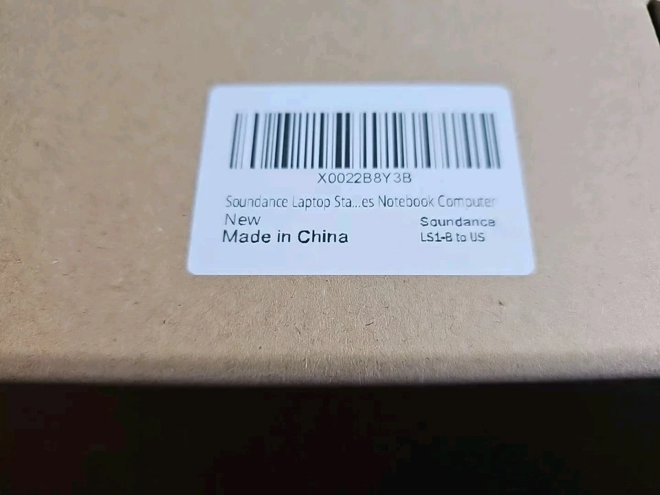 NEW SOUNDANCE Laptop Stand Computer Riser Ergonomic LS1-B. #y18 - Image 2 of 3