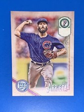 2018 Topps Gypsy Queen Jake Arrieta Baseball Card #290 Missing Team Name