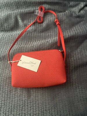 New Universal Thread Womens Orange Crossbody Small Purse 9'' W x 6'' T x 3'' D