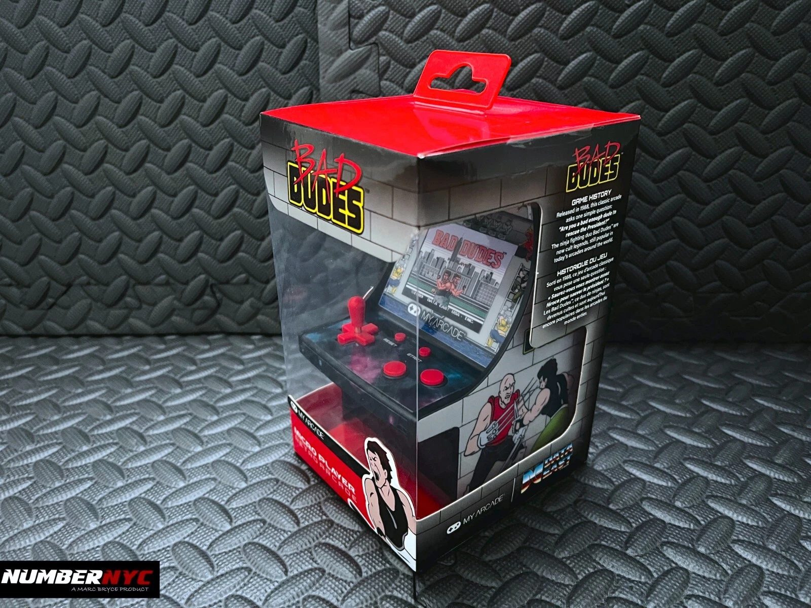 My Arcade Bad Dudes Micro Player 6.75 In Mini Retro Arcade Machine Cabinet