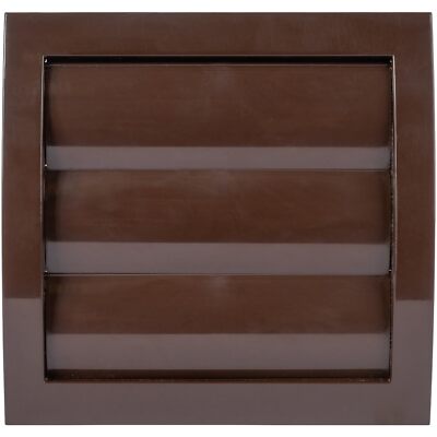 4'' Inch Brown Air Vent Cover Dryer Vents And Bathroom Exhaust Vent Pipe Louvere