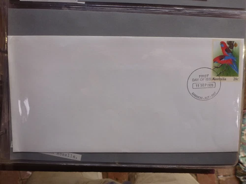 AUSTRALIA 1978 BIRDS FDI MAWSON, ACT PSE- CRIMSON ROSELLA