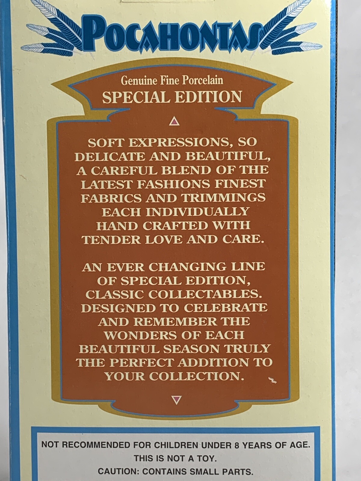 pocahontas porcelain doll