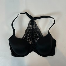 NWOT Victoria's Secret Bra 32DD Body By Victoria Lined Demi Black Lace B164