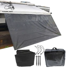 10'-20' RV Awning Sun Shade Privacy Screen Free Kit W/ Grommets Various Size
