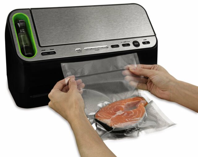Black for sale online FoodSaver FSFSSL4440000 2-in-1 Automatic Vacuum Sealing System 