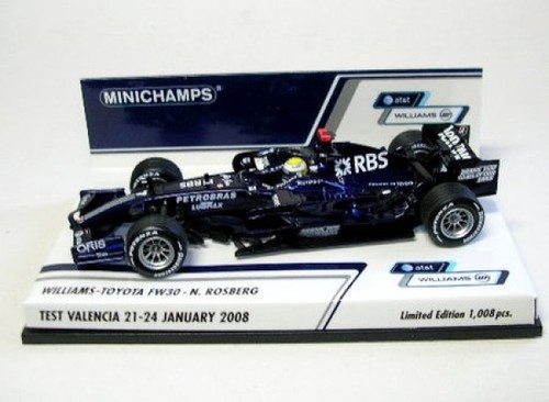 Williams Toyota FW 30 No. 7 N. Rosberg Test Valencia 21-24.1 2008 - 第 1/1 張圖片