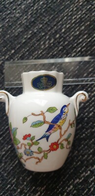 Vase ca 8 cm Aynsley Porzellan Pembroke 18.Jh. Design Fine English Bone China 