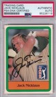 Jack Nicklaus 1981 Donruss Rookie SIGNED PSA/DNA AUTOGRAPHED RC 6x Masters Champ