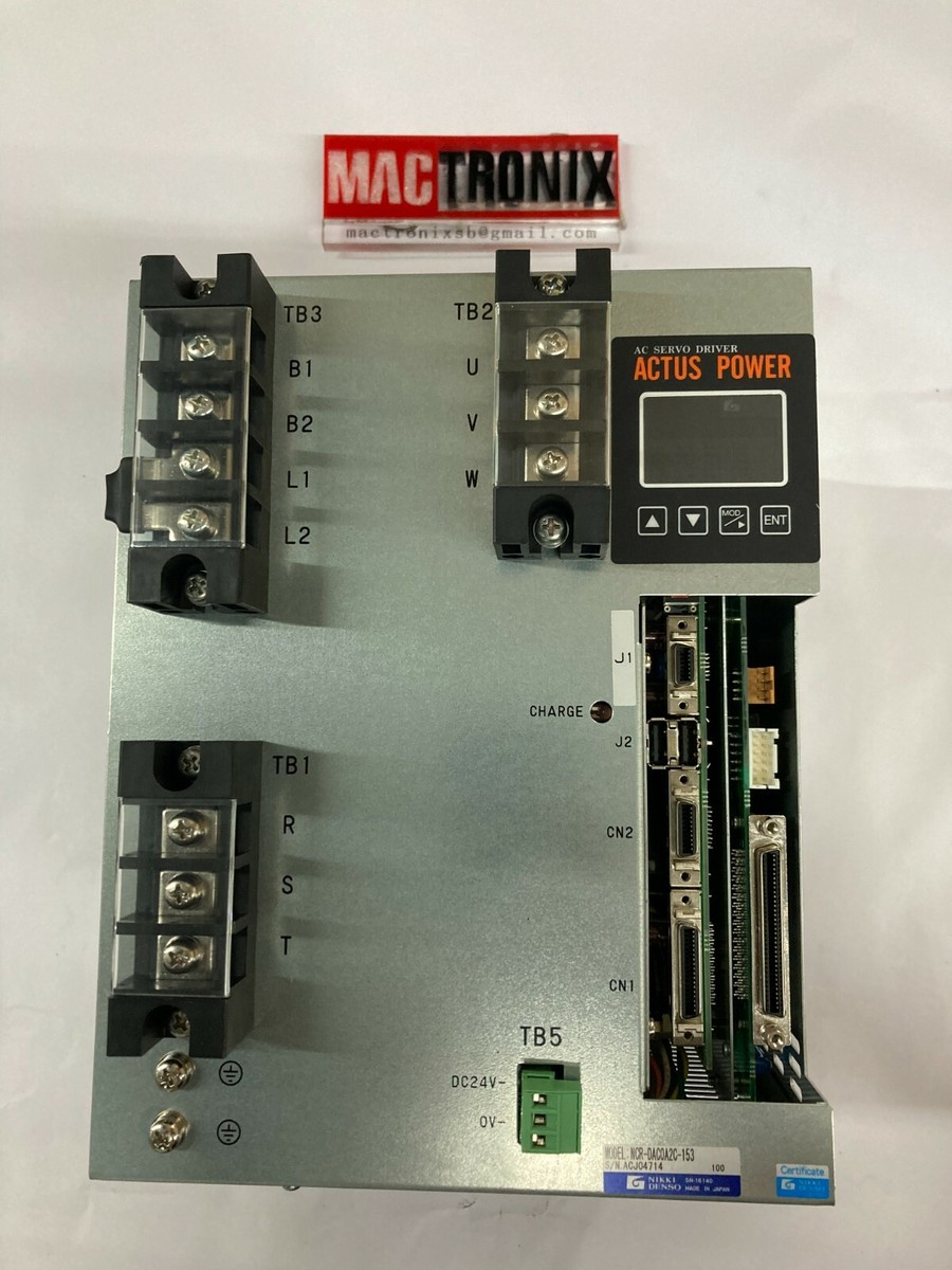 NIKKI DENSO NCR-DAC0A2C-153 / NCRDAC0A2C153 AC SERVO DRIVER | eBay