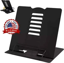 Metal Book Stand Book Holder Book Stand for Reading Adjustable Book Holder For