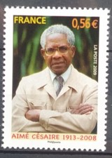 TIMBRE AIMÉ CÉSAIRE N° 4352 NEUF** 2009