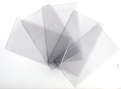 5 GUARDHOUSE SMALL CURRENCY HOLDERS 3 1/8" x 5 1/4" UNPLASTICIZED 7 mil SLEEVES