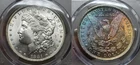 1881 O Morgan Silver Dollar $1 PCGS MS 64 Colorful Toning
