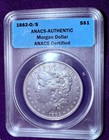 1882-O/S Morgan Silver Dollar $1 Coin VAM-5 - Certified ANACS MS65 - $5600 Value