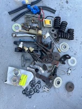 Lot  Vintage Bracket springs brake pole, accessories, car parts