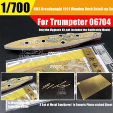 1/700 HMS Dreadnought 1907 Battleship Detail-up Upgrade Kit for Trumpeter 06704
